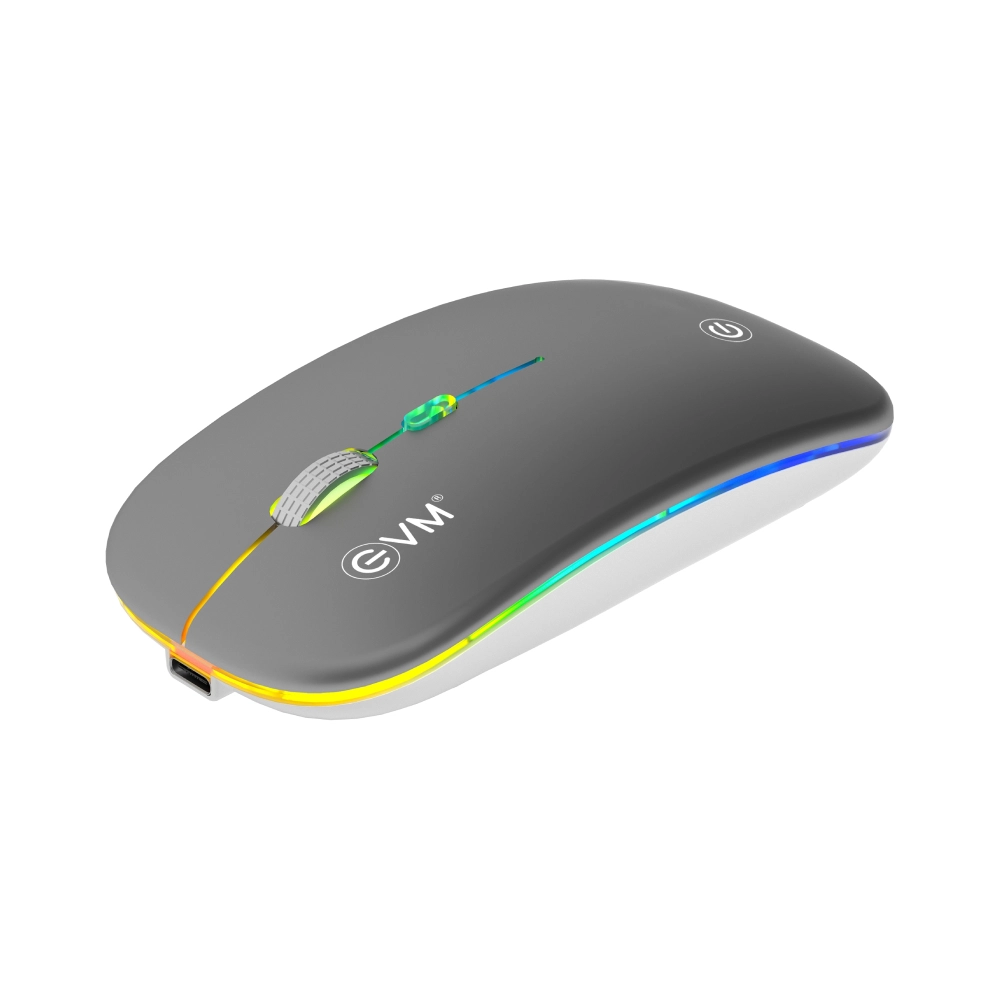 EVM Wireless + BT Mouse Rechargeable EnGrip EWLM 360 (With Type C) Silver view 2